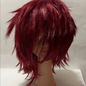 Stylish Pixie Red Wig for Women